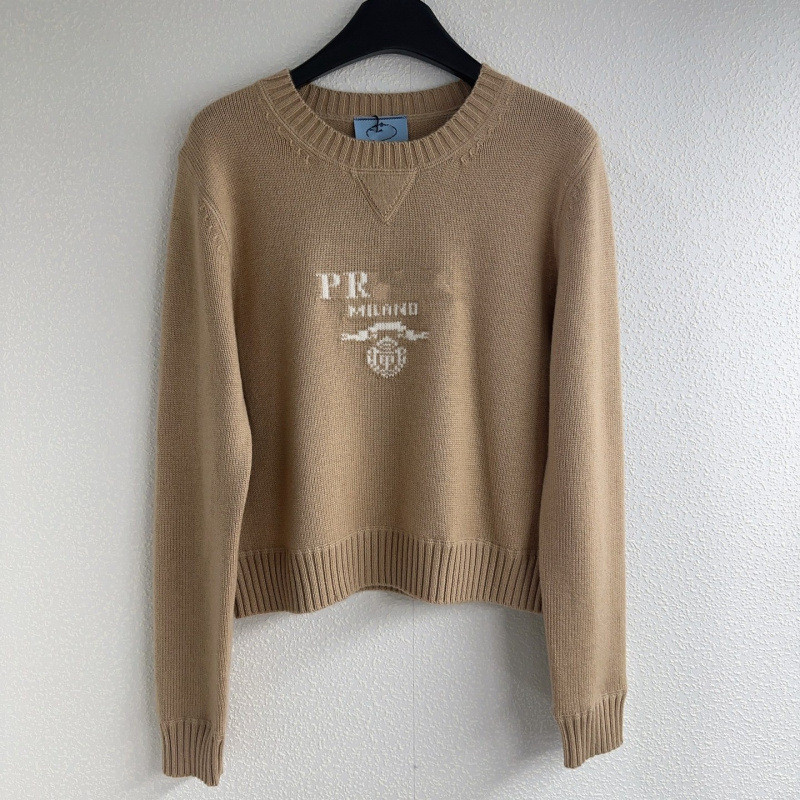 MK8Q Pp**da Trendy Women's Sweater for Autumn and Winter, New Fashionable Loose-Fit Outerwear with L