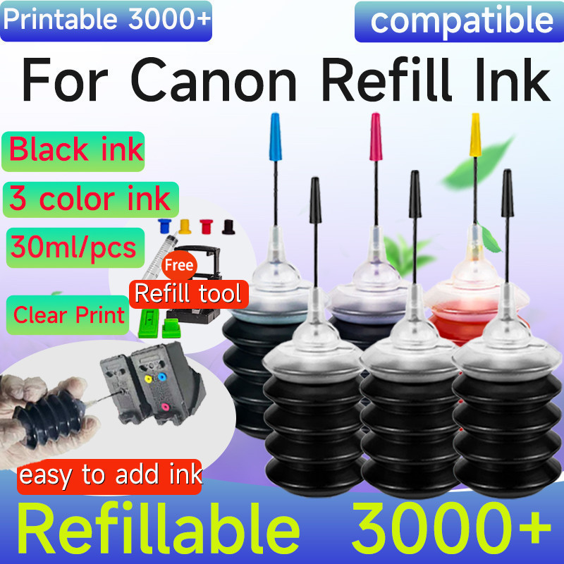 สําหรับหมึก Canon PG740 CL741 PG745 CL746 PG810 CL811 PG 47 CL 57 PG 88 CL 98 PG 40 CL 41 30ml หมึกเ