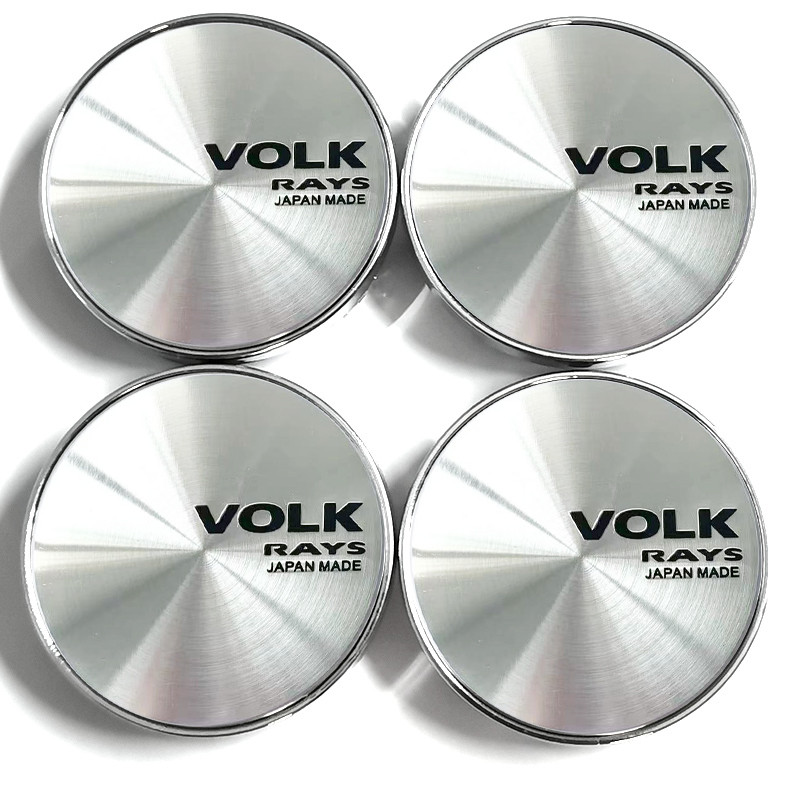4 ชิ้น 60 มิลลิเมตร Volk Rays รถดัดแปลงฝาครอบศูนย์ล้อขอบ Hub Cap Center Cap สําหรับ Rays ล้อ