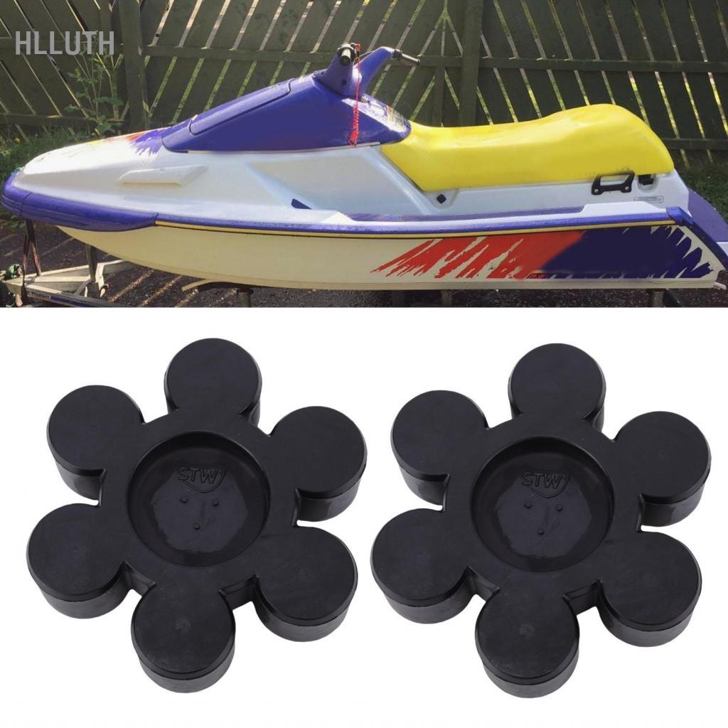 Hlluth Hlluth 2PCS ยาง Damper Couplers 6M6-4581J-00-00 เปลี่ยนสีดำสำหรับ Waverunner III 650 Superjet