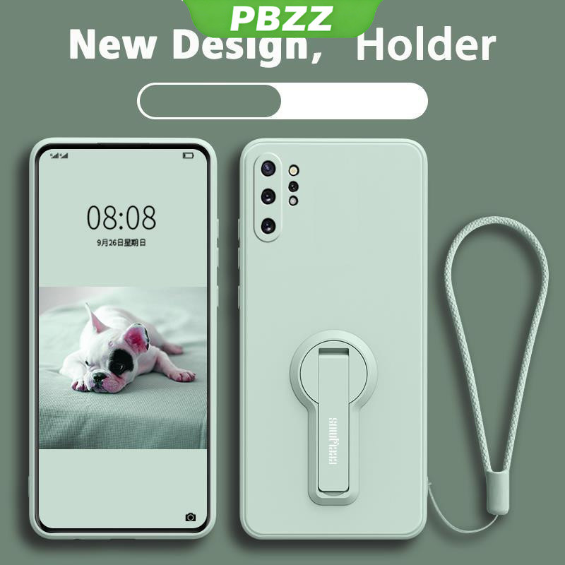 PBZZ FOR เคส ปลอก Samsung Note 10 Plus Samsung Note 10 Pro Samsung Note 10 Lite เคสโทรศัพท์ softcase Liquid silicone Protector Smooth shockproof COVER ดีไซน์ใหม่360 ° พร้อมตัวยึด ytxzzj01