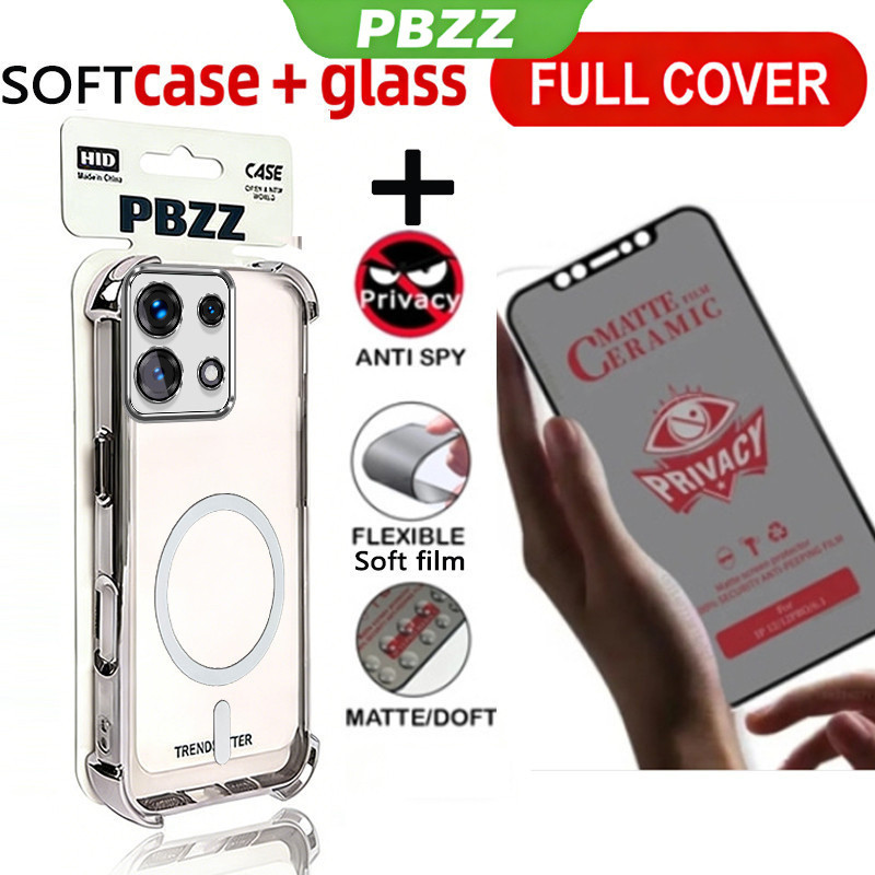 PBZZ PBZZ เซรามิคความเป็นส่วนตัวกระจกนิรภัยสําหรับ infinix note 30 40 50 Pro 5g สมาร์ท 5 7 gt 30 Pro
