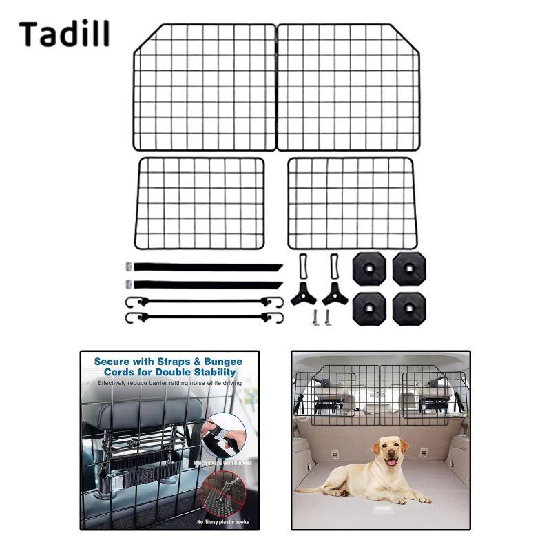 Tadill Dog Car Barrier Car Dog Guardrail,อุปกรณ์สําหรับสัตว์เลี้ยงสําหรับรถบรรทุกรถซีดาน SUV,สัตว์เล