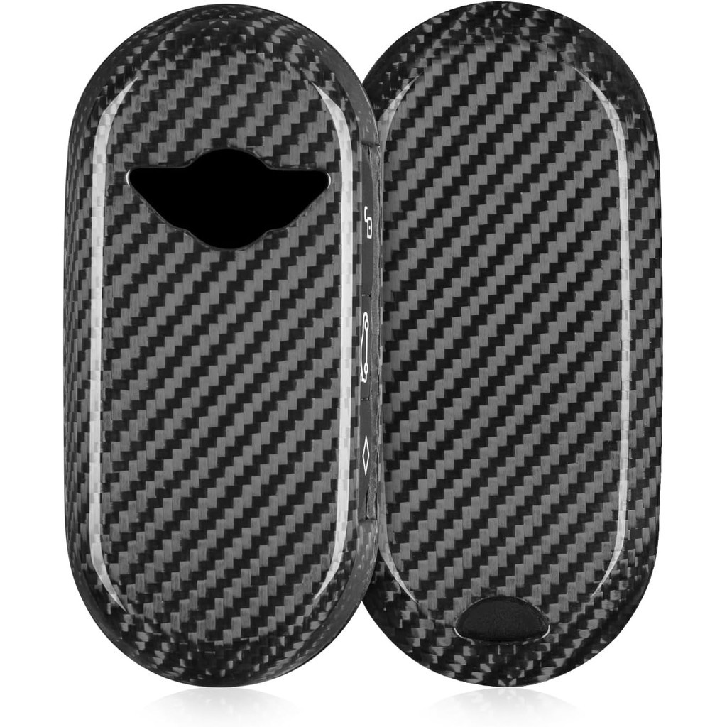 T-carbon Key Fob Cover เหมาะกับ BMW Mini Countryman S SE ALL4 F65 F66 สมาร์ทรีโมทคอนโทรล Accessores;