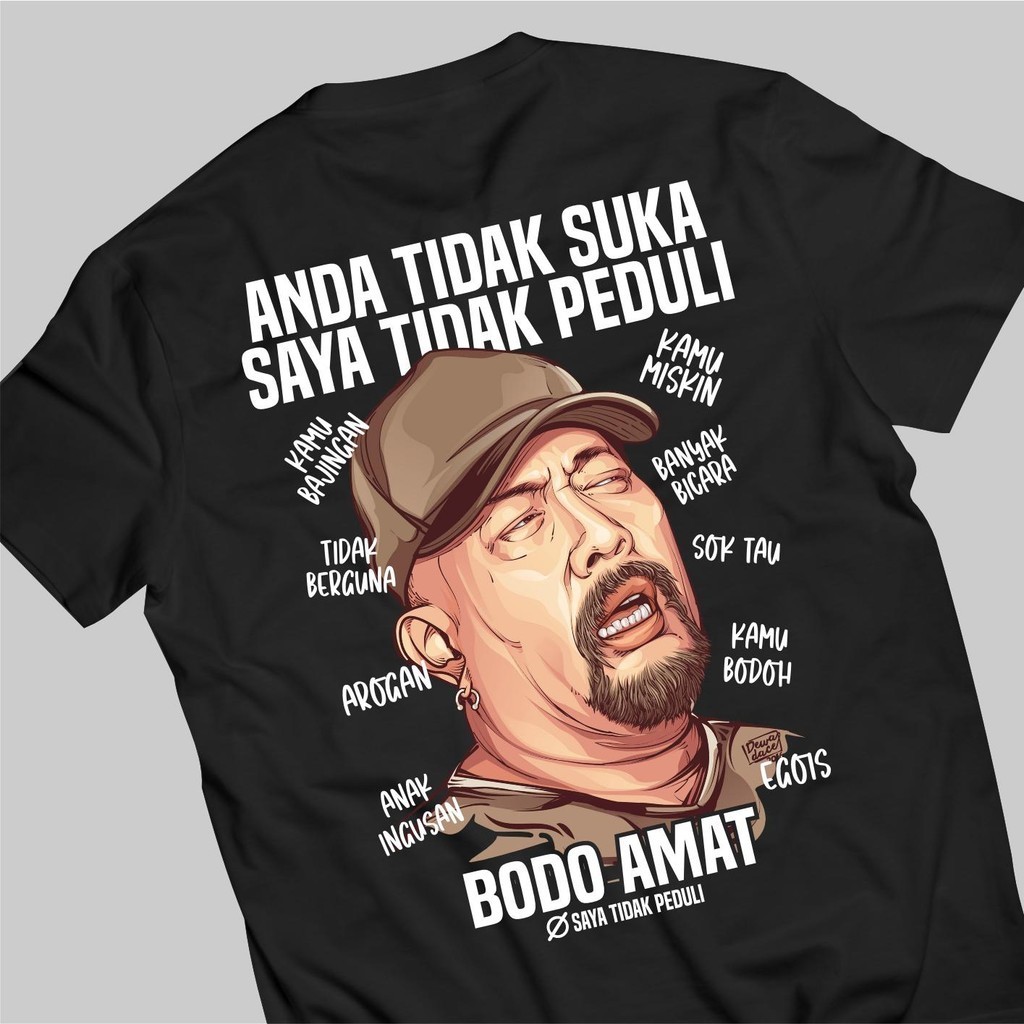 SAYA Your เสื้อยืด I Dont Love I Dont Care I Dont Care, Premium Cotton Combed 30S