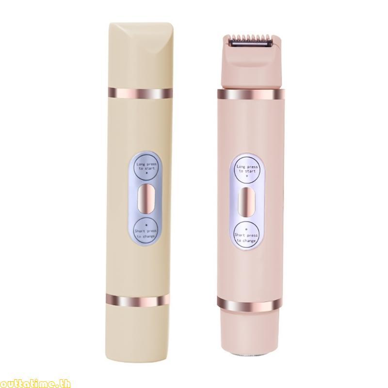 Time Bikini Trimmer เครื่องโกนหนวดไฟฟ้า 2 in 1 สําหรับกําจัดขนขาใต้วงแขน