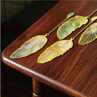 ที่คั่นหนังสือโลหะขนนกศิลปะวินเทจของขวัญสําหรับครูของขวัญสํา…