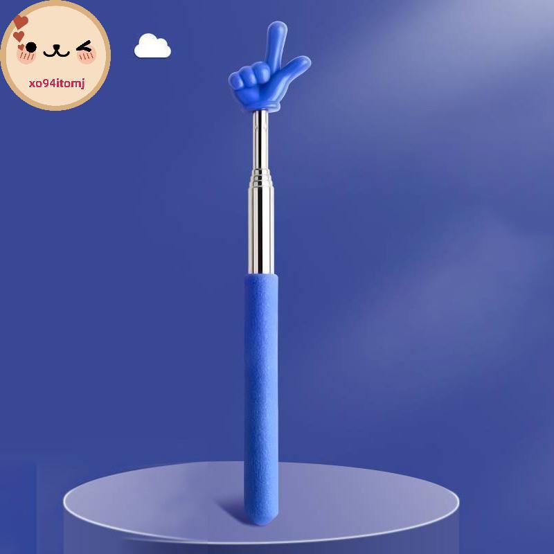 XOTOMJ Retractable Teacher Pointer Finger Design StainlessSteel Telescopic School Teaching Pointer S