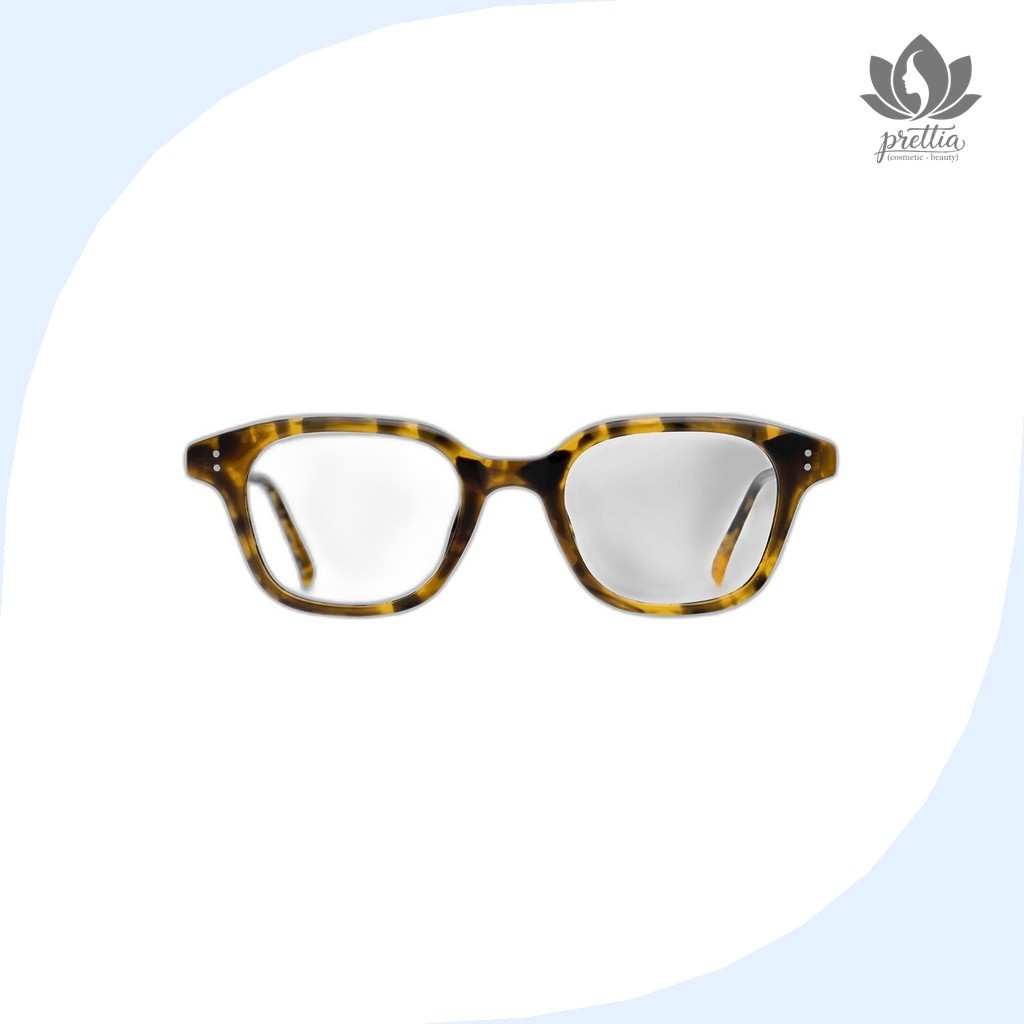 [ช้างสีฟ้า] EMILY Leopard Korean Fashion Glasses / แว่นแฟชั่นเกาหลี / Leopard Print Style by pretia