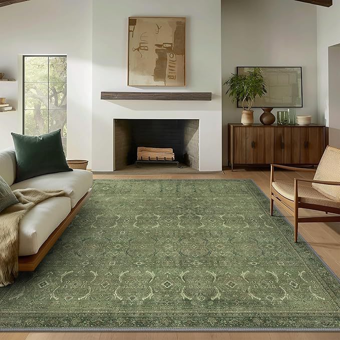 Retro ห้องนั่งเล่นพรมห้องนอนผ้าห่มข้างเตียงในครัวเรือนโซฟาโต๊ะกาแฟ Dirt-Resistant Easy-