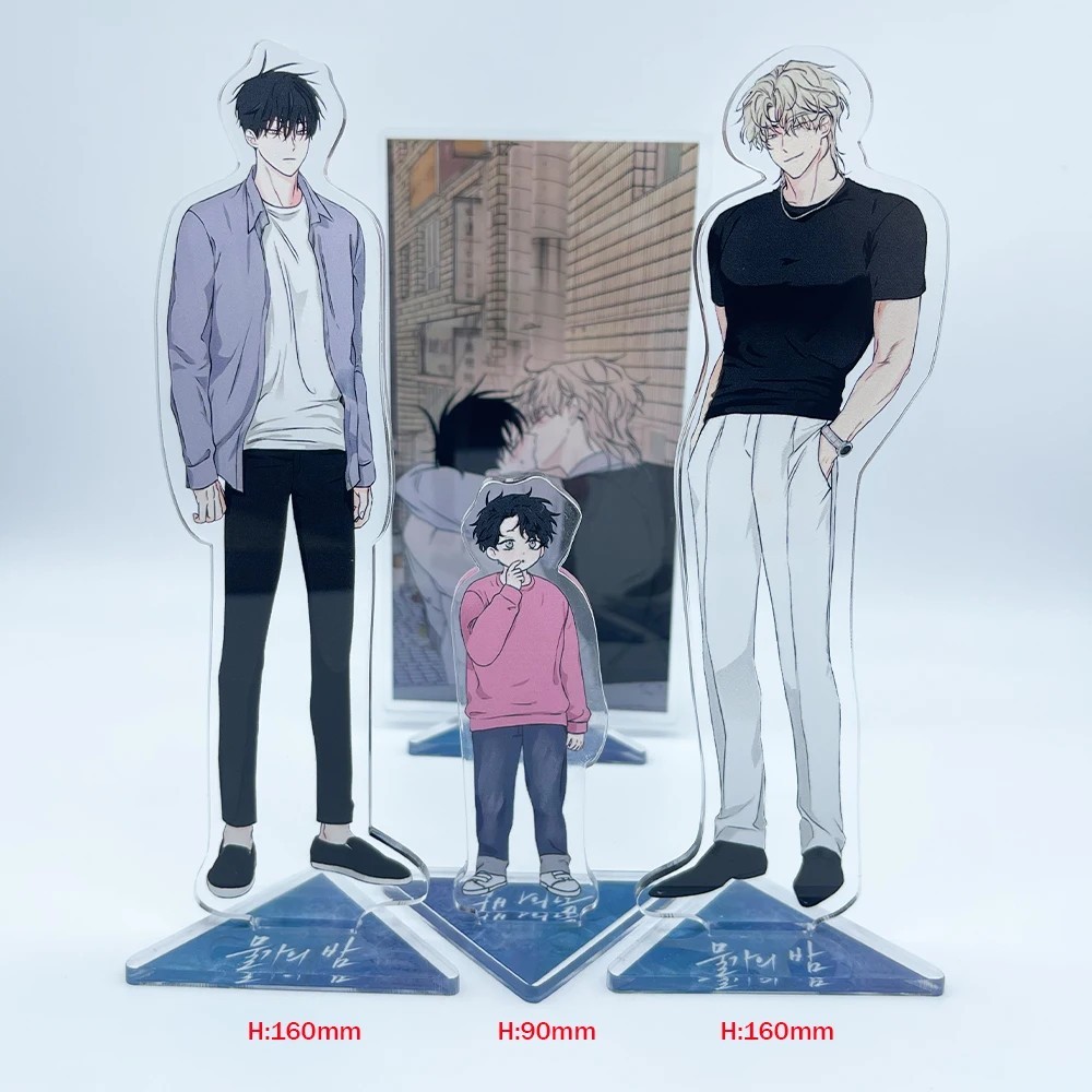 Standee Seaside Night Low Tide ใน Twilight อะคริลิครุ่นตัวอักษร Yeo Taeju Kim Euihyun Manhwa BL Dam 