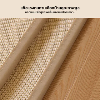 แผ่นลับเล็บแมวใยปอ มีลูกบอล มีช่อง ช่วยระบายอากาศ ไม่อับชื้น อุปกรณ์สำหรับแมว