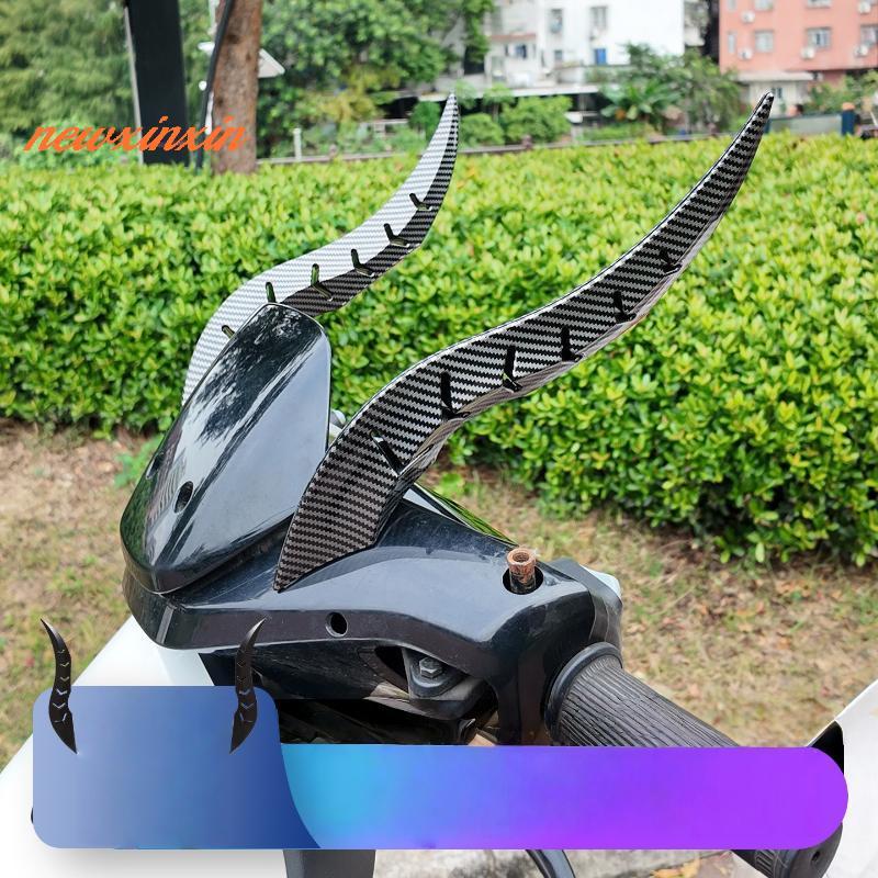 [NT-t] 2 ชิ้นส่วนบุคคล Universal Car 3D Dragon Horn หลังคาตกแต่ง Creative & Cool อุปกรณ์ตกแต่งภายนอก