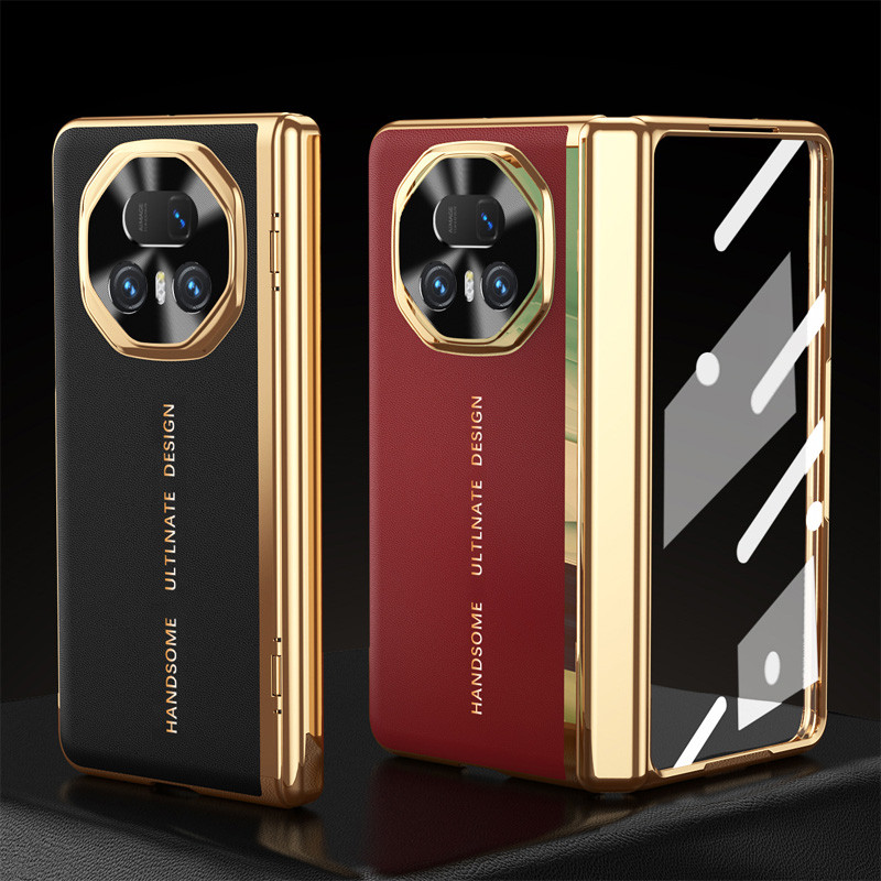 สําหรับเคสโทรศัพท์ Honor Magic V6 MagicV5 กรณีฟิล์มแบบบูรณาการเคสป้องกันหนัง MagicV3 anti drop shell