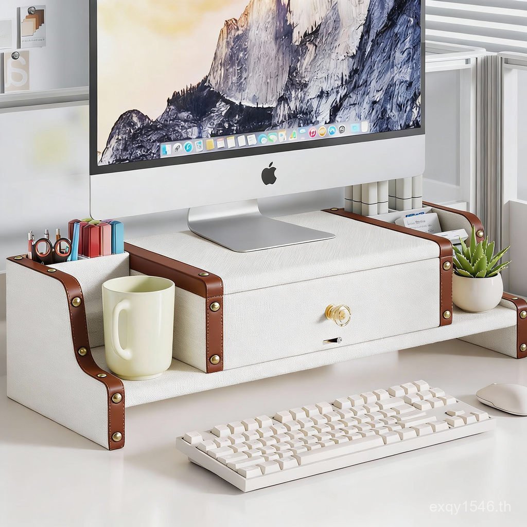 Playbook ชั้นวางหน้าจอโต๊ะ Cooling ความสูงการกระจายความสูง Handy เครื่องมือคีย์บอร์ดขาตั้งชั้นเพิ่มฐ