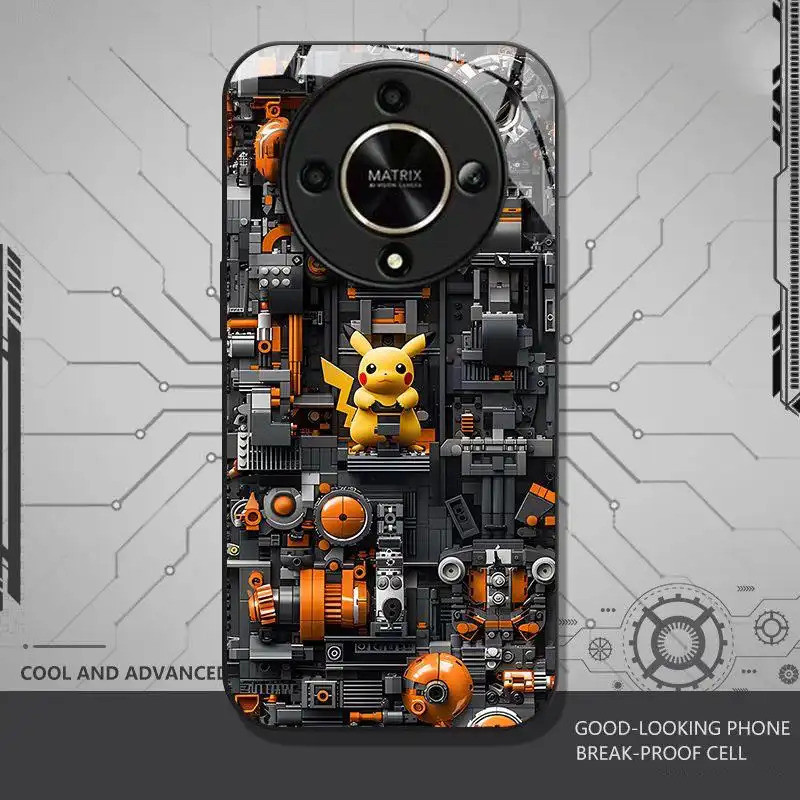 เคสโทรศัพท์สําหรับ Honor X9D X9C X9B X7D X9A X8C X7C X9C สมาร์ทกรณี Honor 90 5G หรูหรา Liquid Glass 