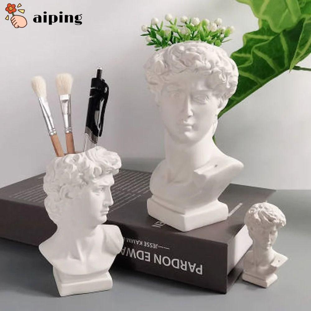 Aiping Nordic David แจกัน, Vintage Photo Props แจกัน Hydroponic,ตกแต่งบ้าน Ins ปากกาคอนเทนเนอร์ดอกไม้หม้อเครื่องประดับ