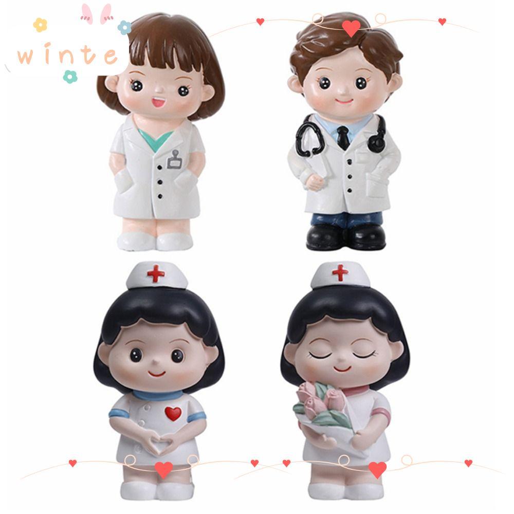 ใส่ พยาบาลหุ่น,เรซิ่นสีขาวหมอโรงรถชุด,น่ารัก ดีลี่ หมอพยาบาลรุ่นรูปปั้นคอลเลกชัน