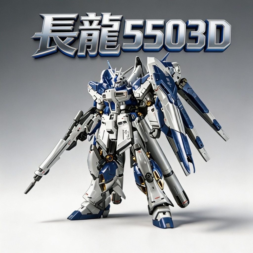 Changlong 5503Drg Manatee ฐานชุบไทเทเนียม Limited 1/144RX-93-V2 ประกอบของเล่น