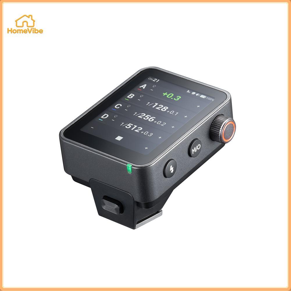 HomeVibe Godox X3pro N Wireless Camara Flash Trigger เครื่องส่งสัญญาณหน้าจอสัมผัส 2.4G เข้ากันได้กับ
