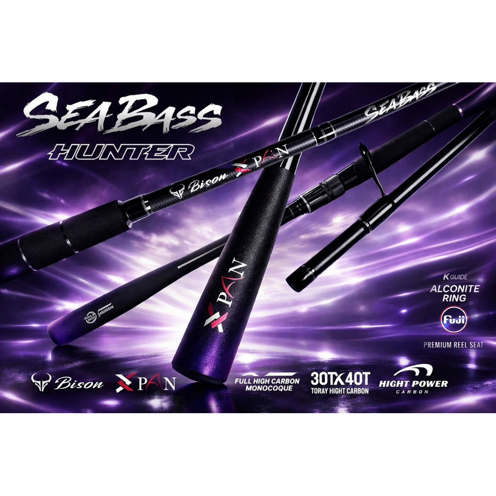 BISON X PAN SEA BASS HUNTER คันสปินนิ่ง New 2026 SEABASS HUNTER