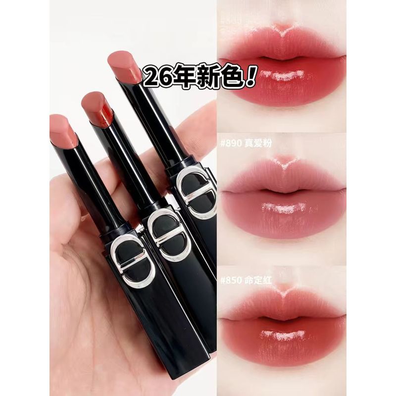 ((KE QI) 1 DO Blue Gold Thin Tube Lipstick 2.2g 880/890/850/800/120/226/390/168/425/550/496/565 อารม