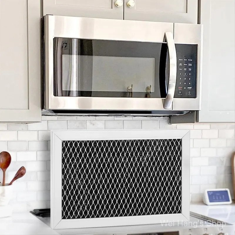 ชุดไส้กรองไมโครเวฟคาร์บอน 4 ชิ้น รุ่นอัพเกรด สําหรับ JX81A WB02X9883 ไส้กรองอากาศในครัว