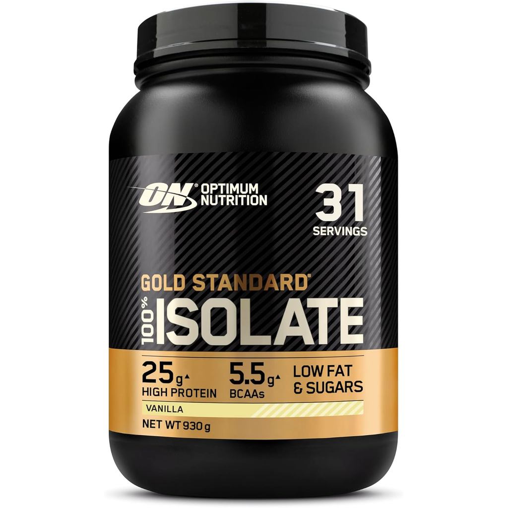 Optimum Nutrition Standard 100% Isolate Pure Whey Protein, ประกอบด้วย BCAAs และกลูตามีน, มีประโยชน์ส