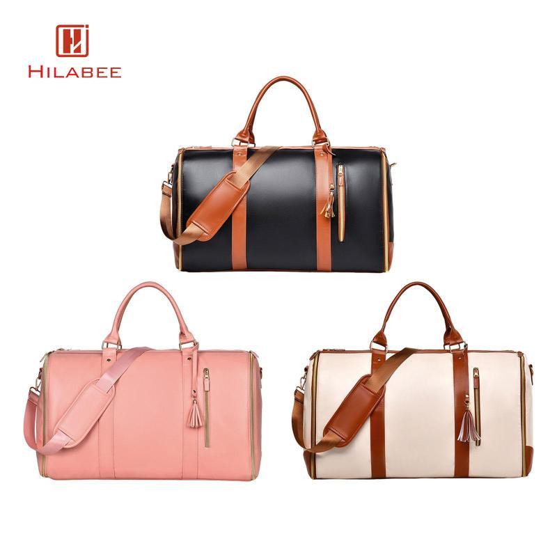 [UsusexaMY] Garment Duffel Bag for Men Women Wear Resistance Large Capacity Travel Duffel Bag