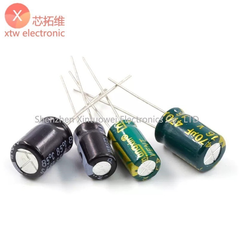 (5-20 ชิ้น) อลูมิเนียม Electrolytic Capacitor 35V 35V 220UF 470UF 1000UF 2200UF 3300UF Radial Capaci