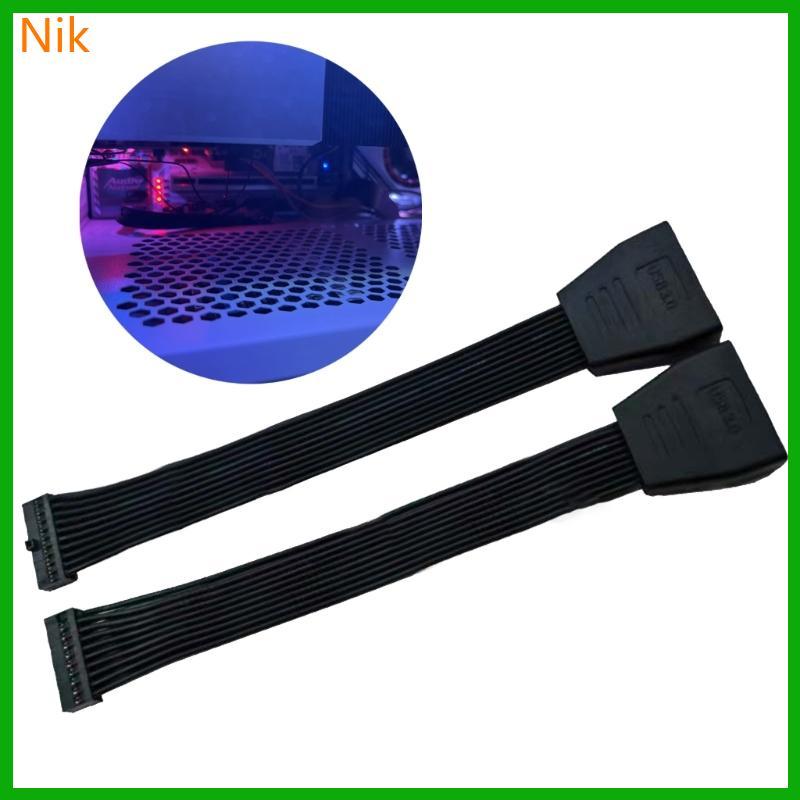 บ.น.ค.ศ. 19Pin 20Pin Female to USB 3 0 19Pin 20Pin Male Extension Conversion Cable