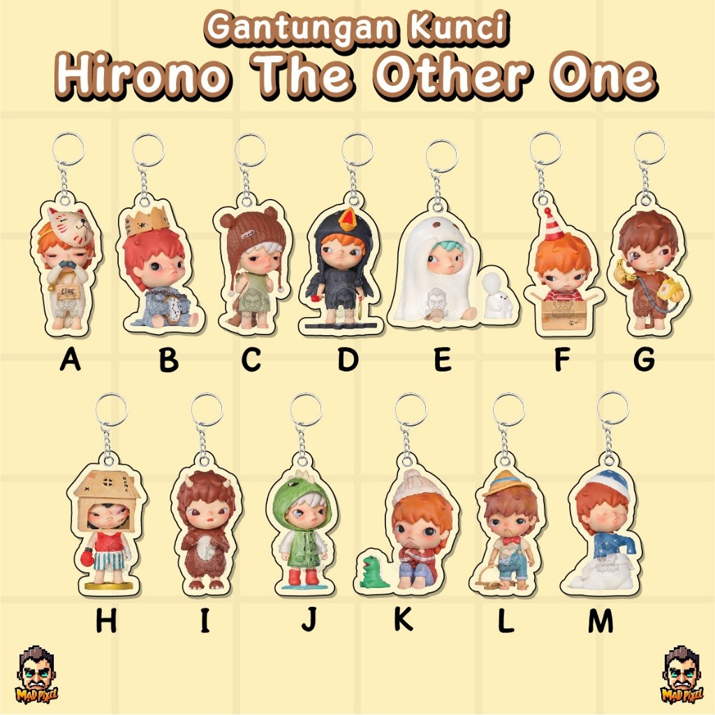 Gantungan Kunci Hirono The Other One / พวงกุญแจอะคริลิค Hirono / Ganci Akrik Hirono อื่นๆ