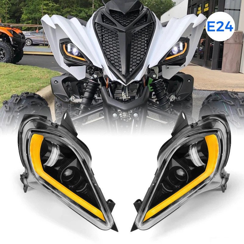KEMIMOTO DRL ไฟเลี้ยวสําหรับ Yamaha Raptor 700 700R YFZ450 YFZ450R YFZ450X Wolverine 450 350 250 200