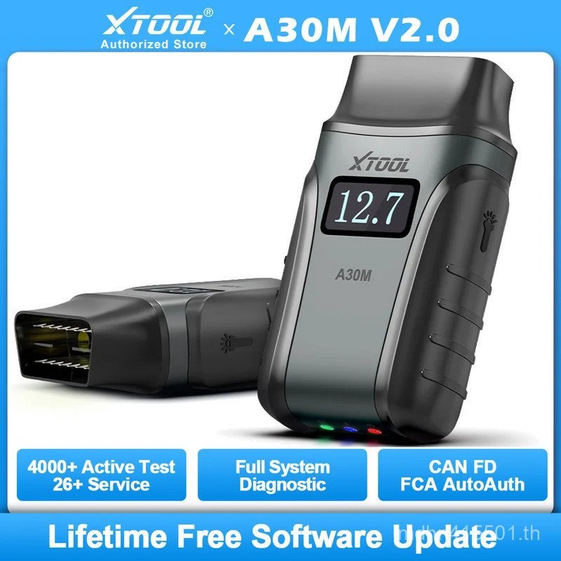 2026 XTOOL Anyscan A30M V2.0 รุ่นร้อนอัปเดตจาก A30D OBD2 BT เครื่องมือวินิจฉัยรถทั้งหมดระบบ Bi-direc