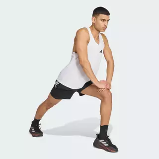 adidas วิ่ง เสื้อกล้าม Own the Run ผู้ชาย สีขาว IK7435