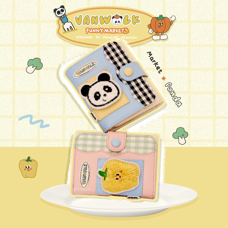 VANWALK Picnic Series K480 Girls Portable Lanyard Key Coin Purse — صورة 2