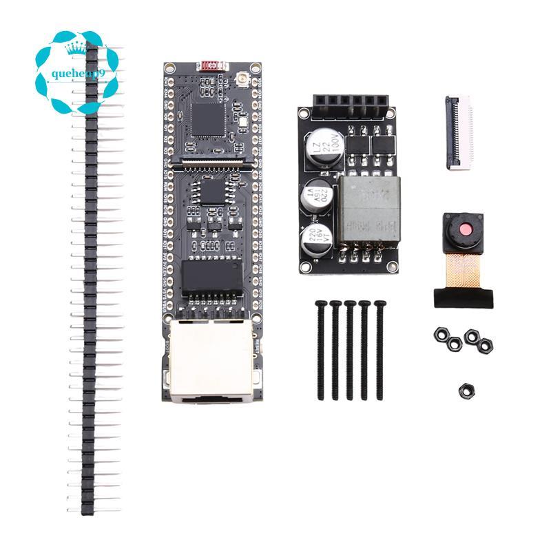 [Fast Q9]- ETH Cam บอร์ดพัฒนาอีเธอร์เน็ต PoE SD Camera เข้ากันได้กับ POE-ETH-CAM-KIT-OV5640