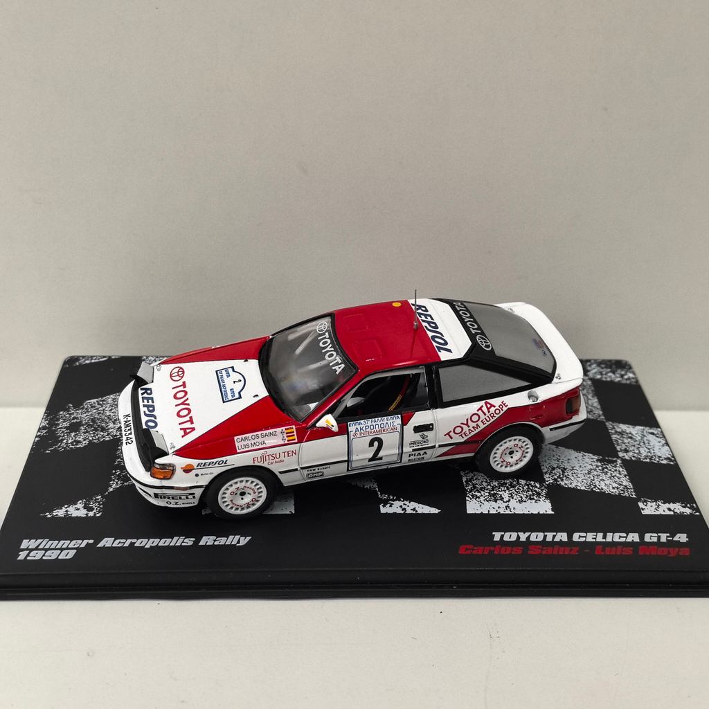 [สต๊อกพร้อม] DEA 1/43 TOYOTA CELICA GT-4   #2 1990 Toyota Racing Model Alloy 2S