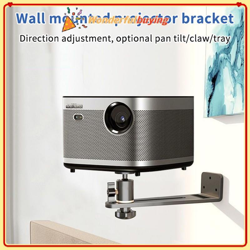WBTH Portable Projector Braet 360° Rotatable Wall Mount Beamer Holder Universal 1/4 สกรูสําหรับ XGIM