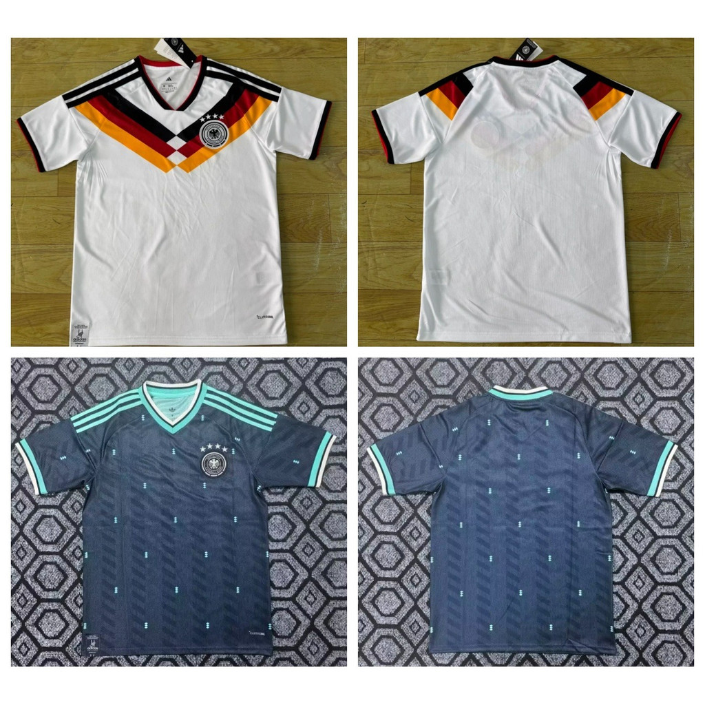 เสื้อลายฟุตบอลสำหรับทั้งเจ้าบ้านและแขกริม sideline