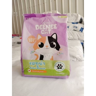 อาหารแมว ดีนี่แคท Deenee Cat DC33 รสแซลมอน ราคาสบายกระเป๋า ขนาด 400 กรัม