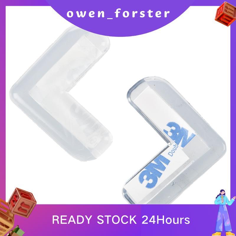 In Stock Baby Safety Soft Silicone Shelf Desk Cupboard Corner Protector 2 ชิ้น