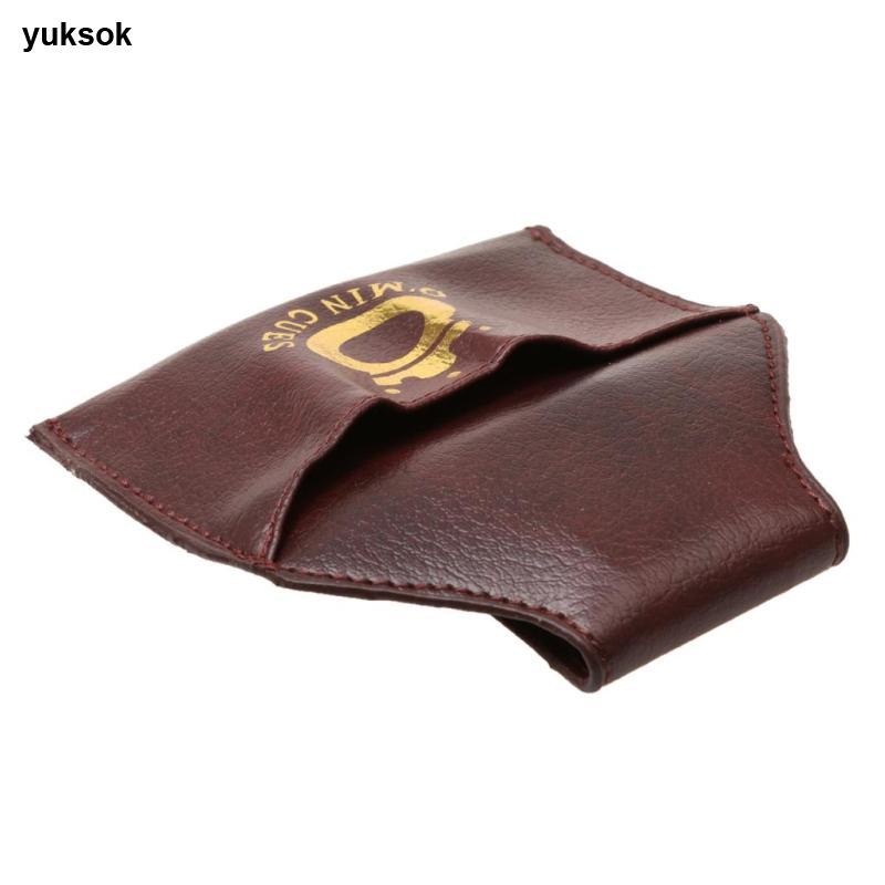 Yuksok กระเป๋าหนัง PU สีเทา สำหรับชอล์กและอุปกรณ์บิลเลียดสนุ๊กเกอร์ — صورة 6