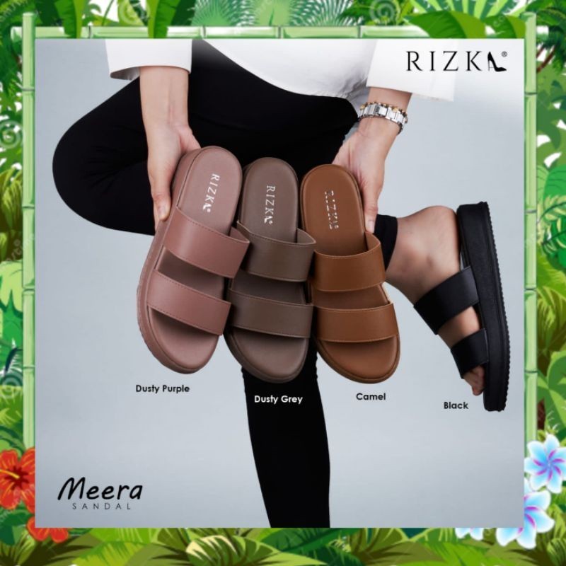 MC1 MEERA รองเท้าแตะโดย RIZKA รองเท้าแตะผู้หญิง รองเท้าแตะแฟชั่น รองเท้าแตะผู้หญิง รองเท้าแตะฤดูร้อน