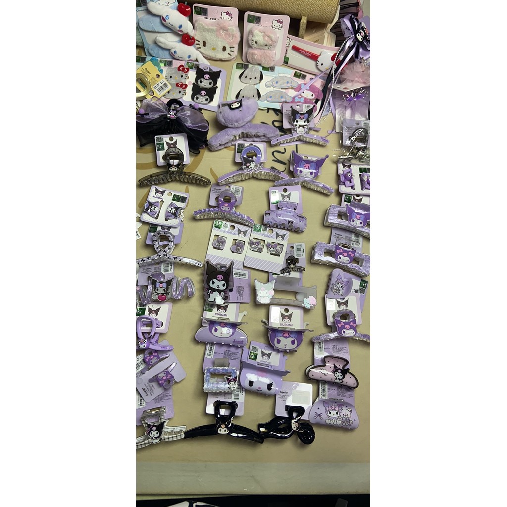 กิ๊บ sanrio กิ๊บ sanrio เพชร Sanrio Kuromi Grab Clip Collection พร้อมส่งฟรี