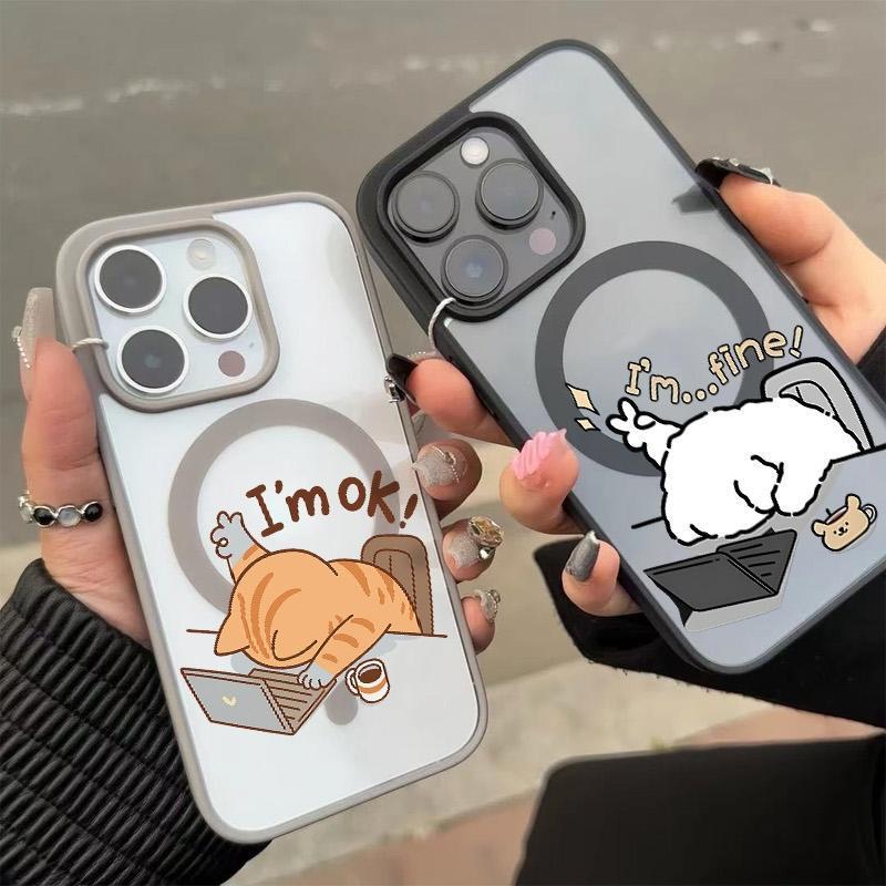 💎Snap&Co💎เข้ากันได้สำหรับ Working สําหรับ iPhone ป้องกันการตก 17 16 15 11 14plus 15 PRO max XR 12 13pro 7P 14 pro max