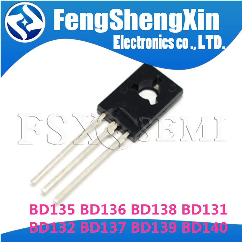 10PCS BD135 BD136 BD138 BD131 BD132 BD137 BD139 BD140 TO-126 NPN Power Triod ทรานซิสเตอร์