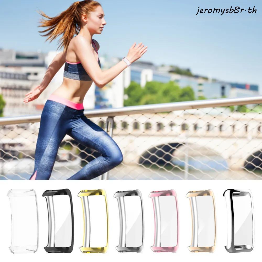 JEROMY Fitbit Inspire 3 ตัวป้องกันหน้าจอ, เคสฝาครอบนาฬิกา TPU Inspire 3 ฝาครอบนาฬิกา, เคสป้องกันนาฬิ