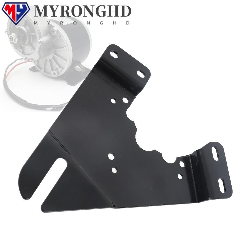 MYRONGHD แผ่นติดตั้งมอเตอร์,เหล็กน้ําหนักเบาไฟฟ้ามอเตอร์แผ่น,ทนทานสีดํามอเตอร์แผ่นยึดสําหรับ MY1016Z