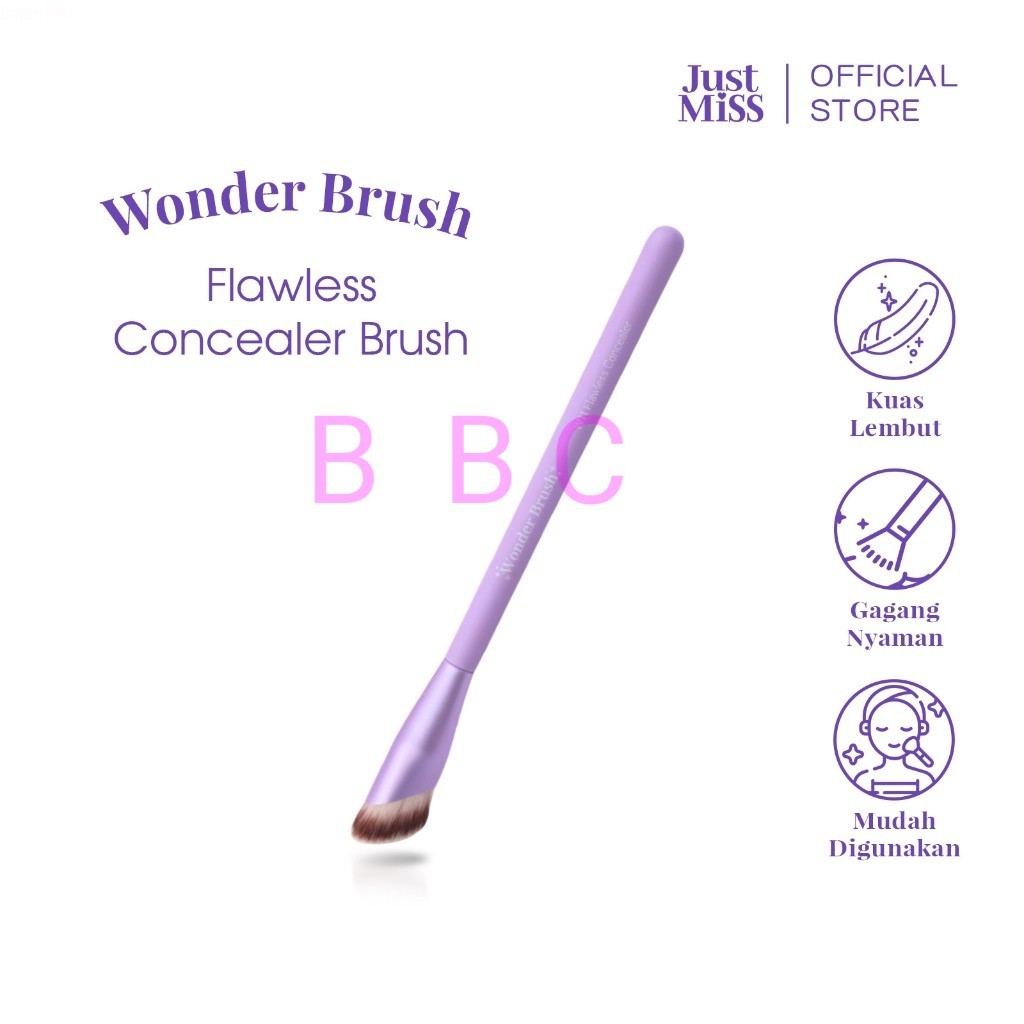 - JUST MISS Wonder Brush Flawless CONCEALER W11 15.5cm - Blending, แปรงแต่งหน้า, แปรงคอนซีลเลอร์